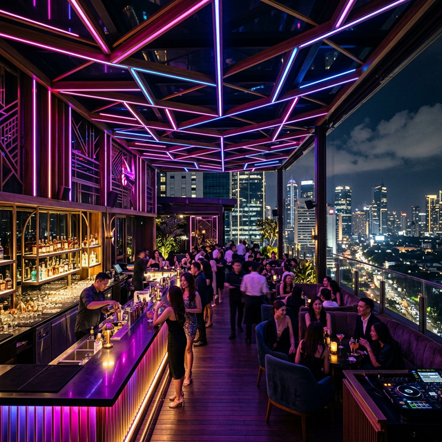 H Bar SCBD — back-bar pixel mapping signature glow